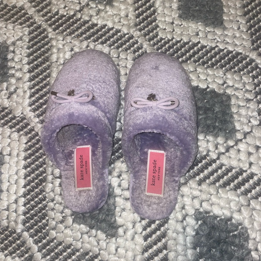 Kate Spade Lucy Slippers- Purple